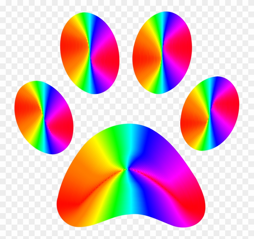 Dog Paw Foot Art Spectrum - Paw Clipart