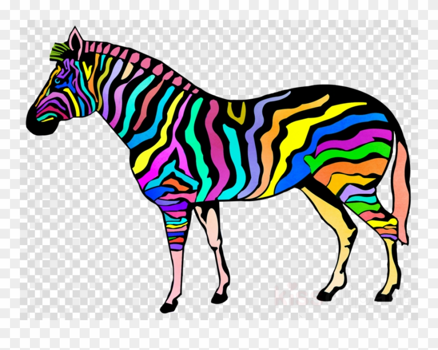 Zebar Animal Clipart Zebra Animal Print Clip Art - Colouring Images Of Zebra - Png Download