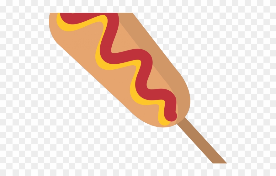 Hot Dog Clipart Corndog - Corn Dog Png Transparent Png