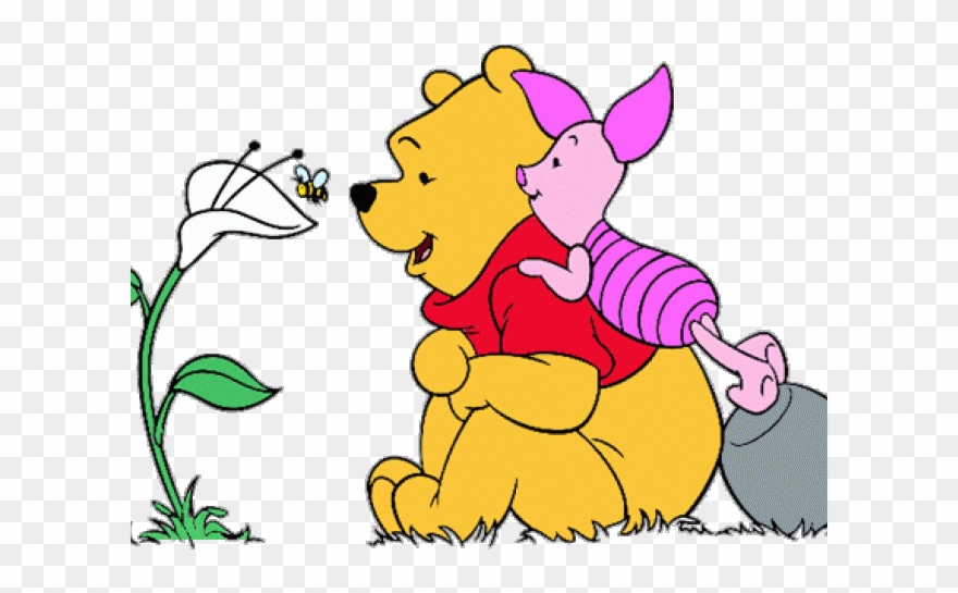 Winnie The Pooh Clipart Reading - Winnie The Pooh Small Clipart - Png Download