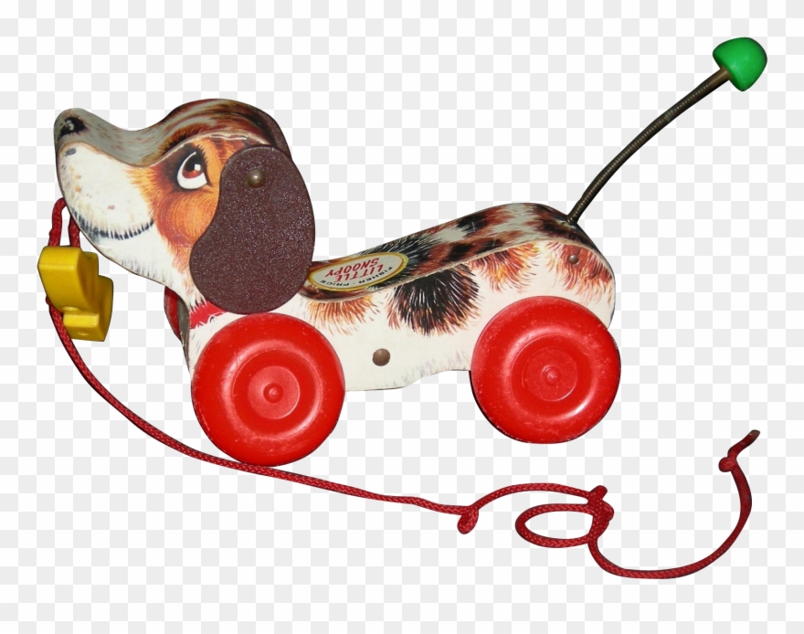 Vintage Toy Dog - Child Clipart