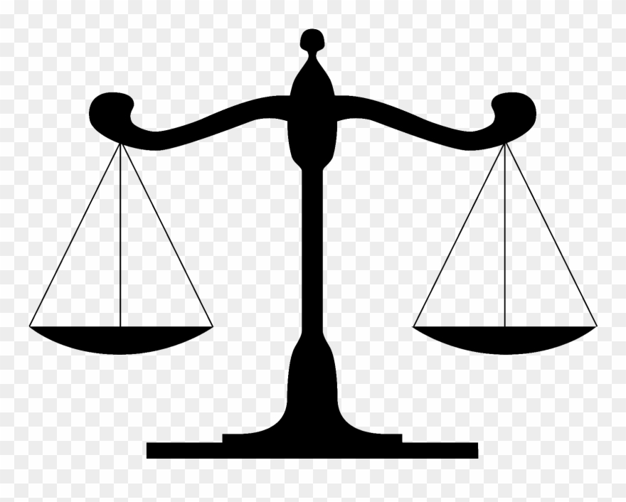 Scale Clipart Law Firm - Scales Of Justice - Png Download