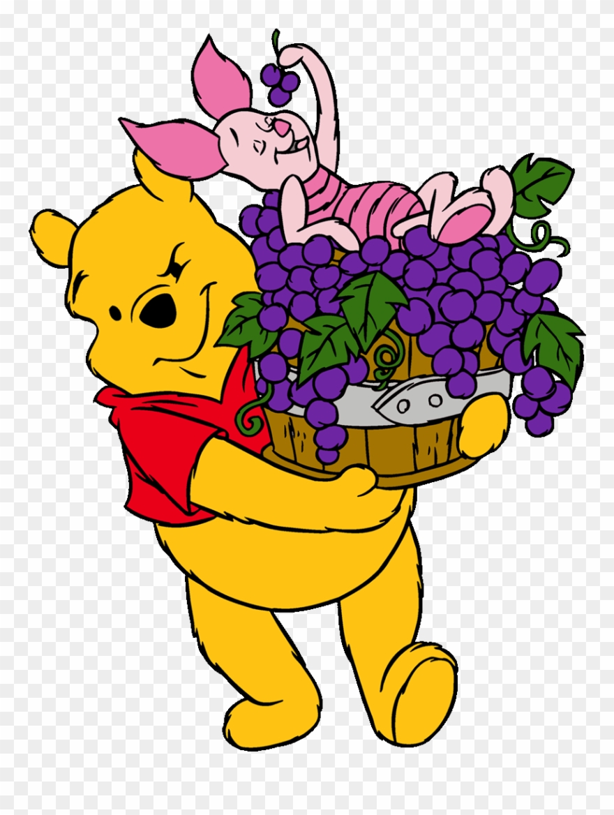 Download Winnie The Pooh Grapes Clipart Winnie The - Winnie The Pooh Grapes - Png Download