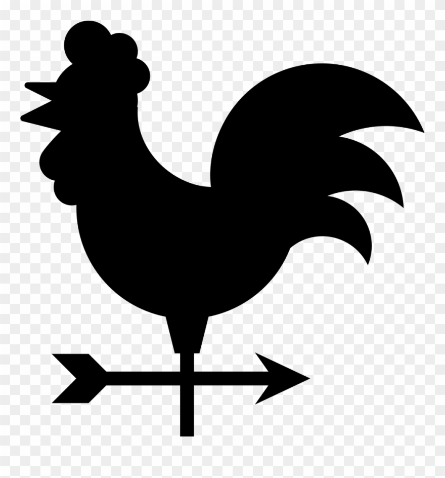 Png File - Weathercock Clipart