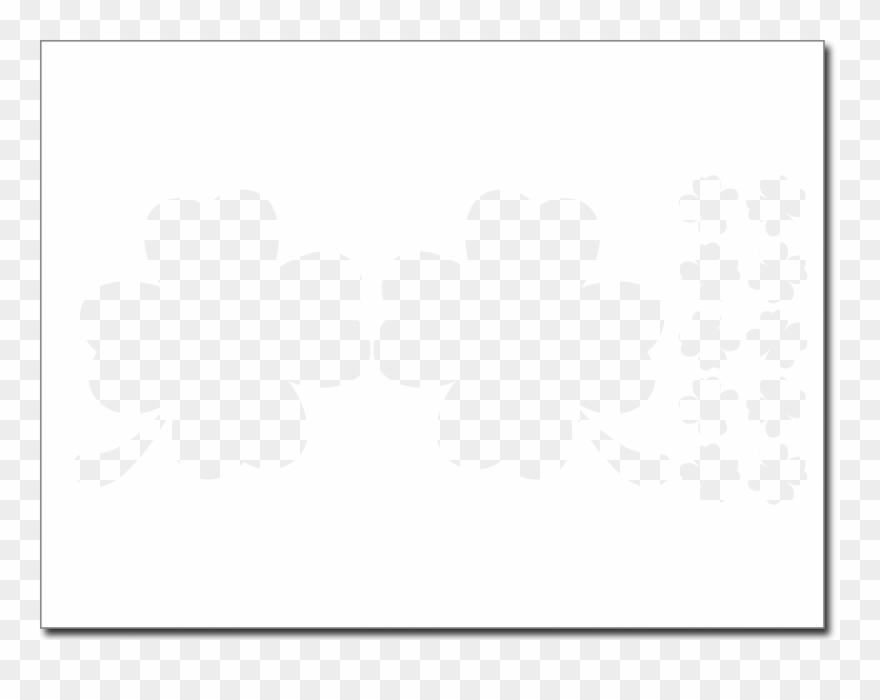 Wandaufkleber Set Mit Glücks Klee - Four-leaf Clover Clipart