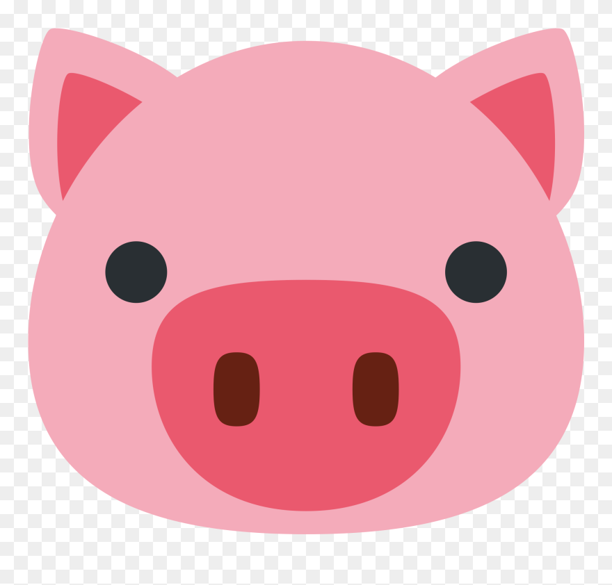Pink Pig Cliparts 25, Buy Clip Art - Cara De Puerquito - Png Download