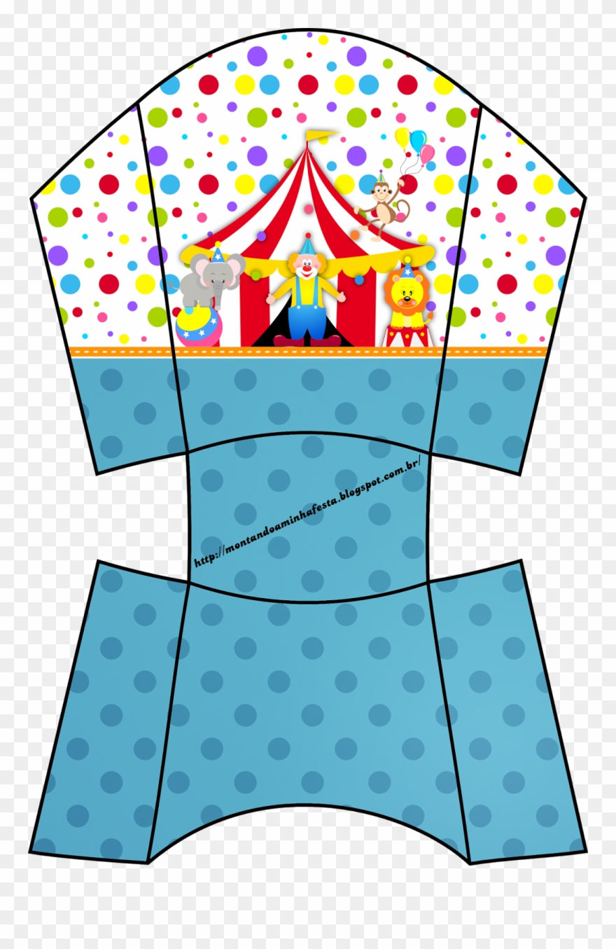 Montando A Minha Festa - Capa Para Pirulito Tema Circo Para Imprimir Clipart