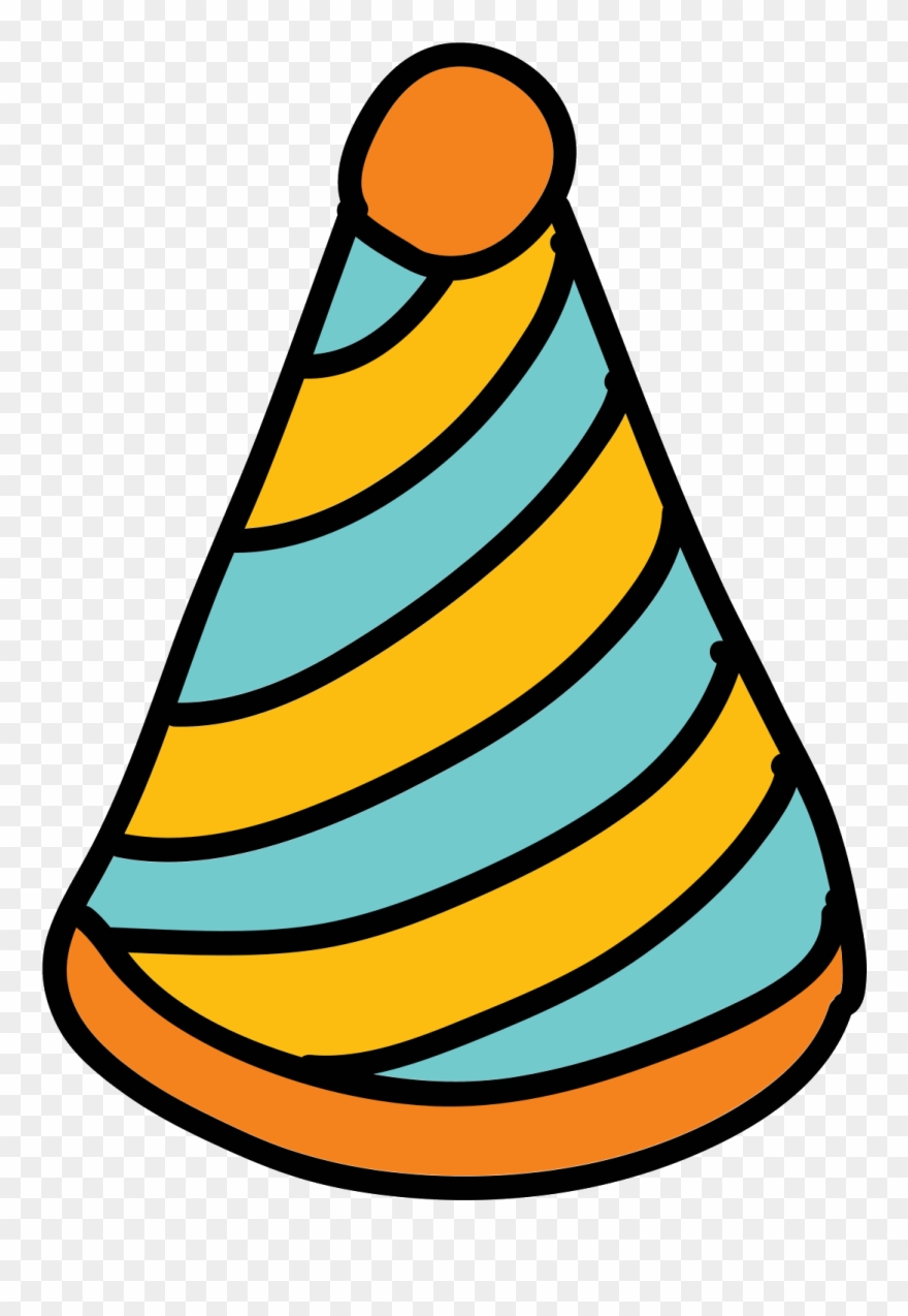 This Icon Represents Party Hat - Party Hat Clipart
