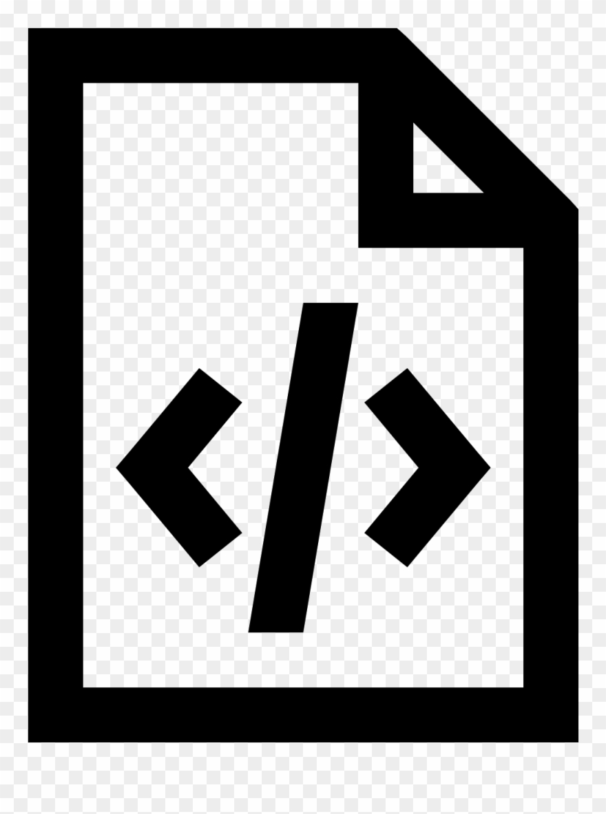 File Png Download Free Clip Art Free Stock - Code File Icon Transparent Png