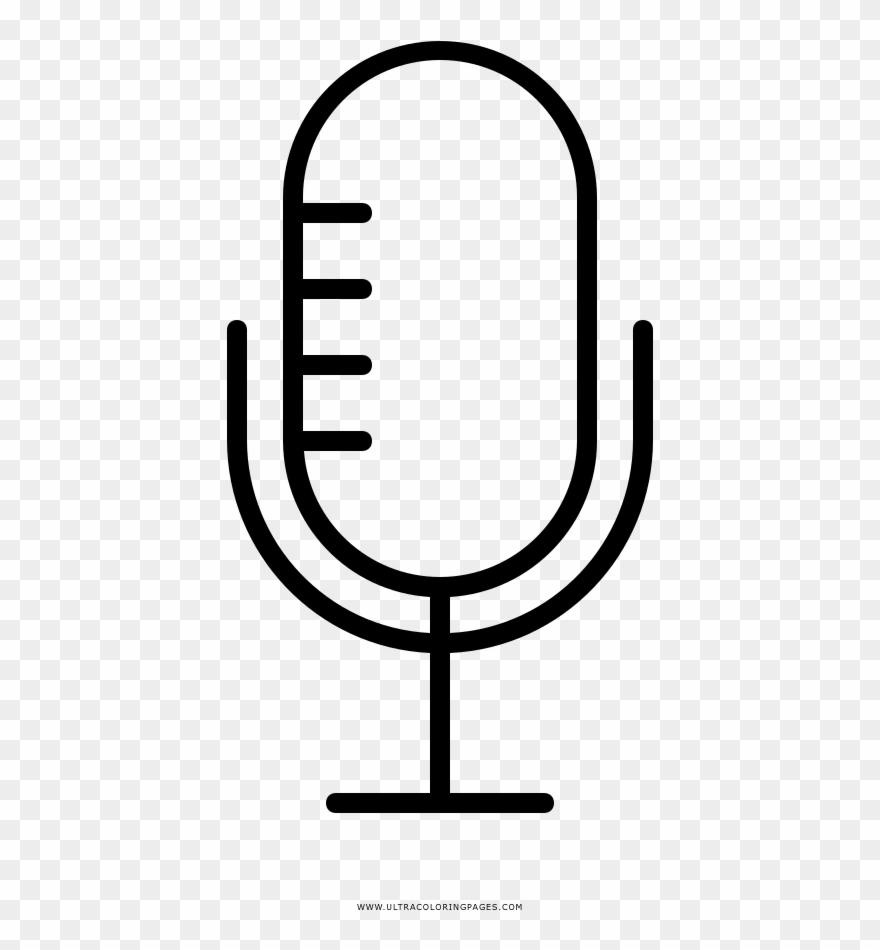 Coloriage Saison 7 Microphone Saison Sept Shopkins - Circle Clipart