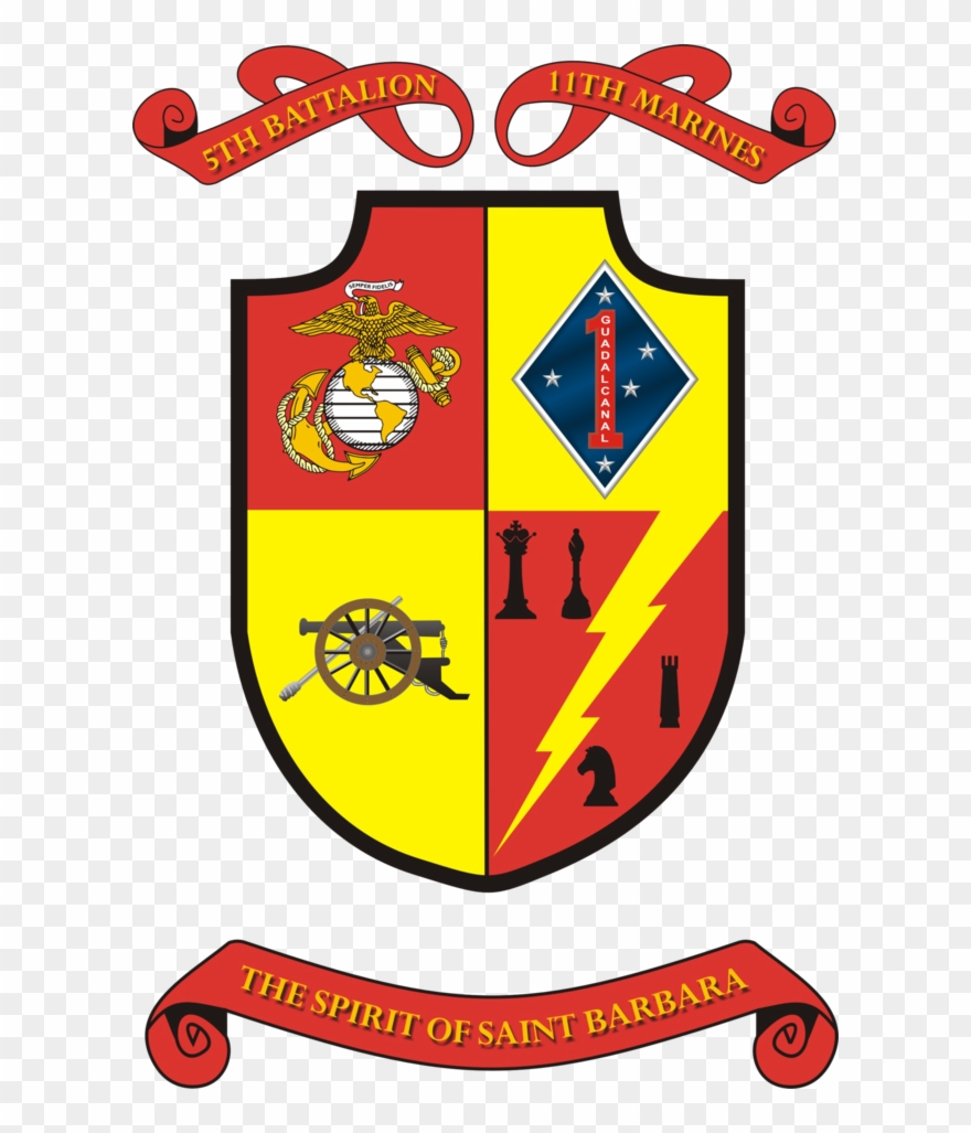 5th Battalion 11th Marines - Flag Of The United States Marine Corps Clipart
