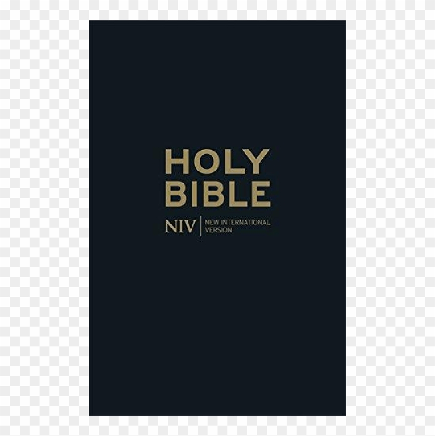 Anglais, Bible Niv, Moyen Format, Similicuir Noir Tranche - Niv Holy Bible [book] Clipart