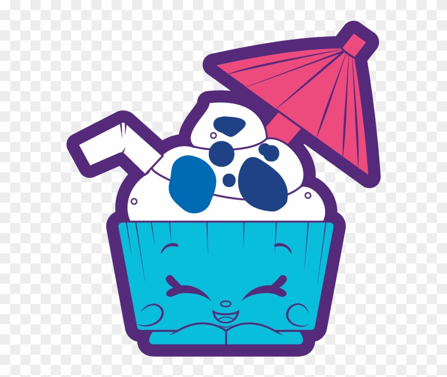 Shopkins Season 9 Holly Brolly Cupcake - Shopkins Holly Brolly Cupcake Clipart