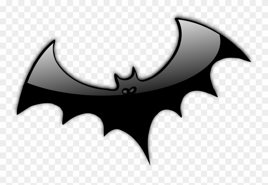 Batman Sign 24, Buy Clip Art - Halloween Bat Shower Curtain - Png Download