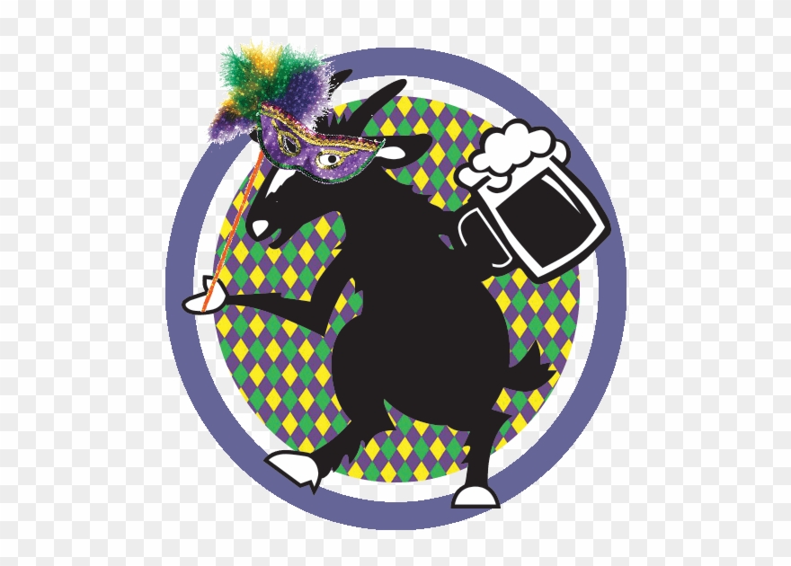 Fat Tuesday Mardi Gras - The Thirsty Goat Clipart