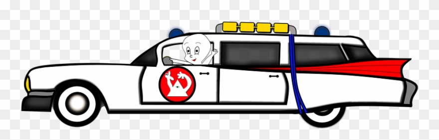 Cartoon Police Car 9, Buy Clip Art - Ghost Buster Car Cartoon - Png Download