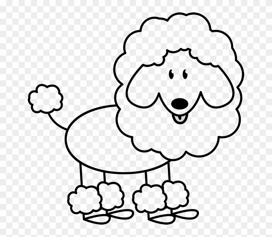 Drawn Poodle Stick Figure - Poodle Stick Figure Clipart