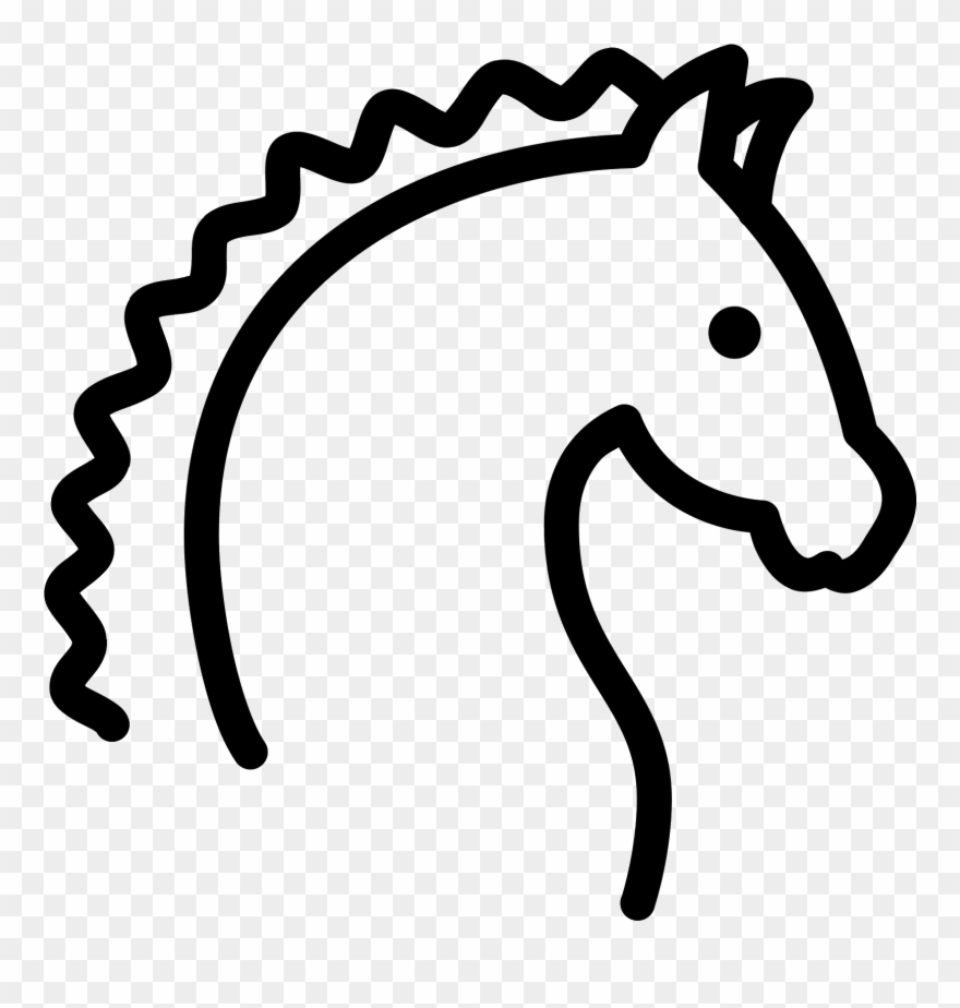Year Of Horse Icon - Cavalo Icone Png Clipart