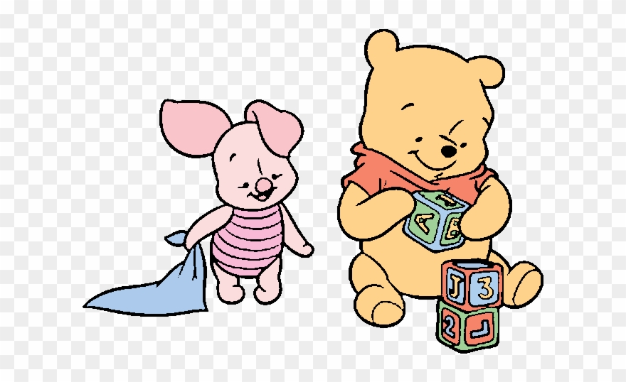 Piglet Clip Art Cliparts Co Cute Winnie The Pooh Tumblr - Winnie The Pooh Colouring Book - Png Download