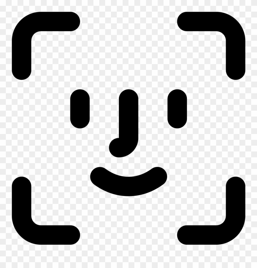 Face Id Icon - Face Id Icon Png Clipart