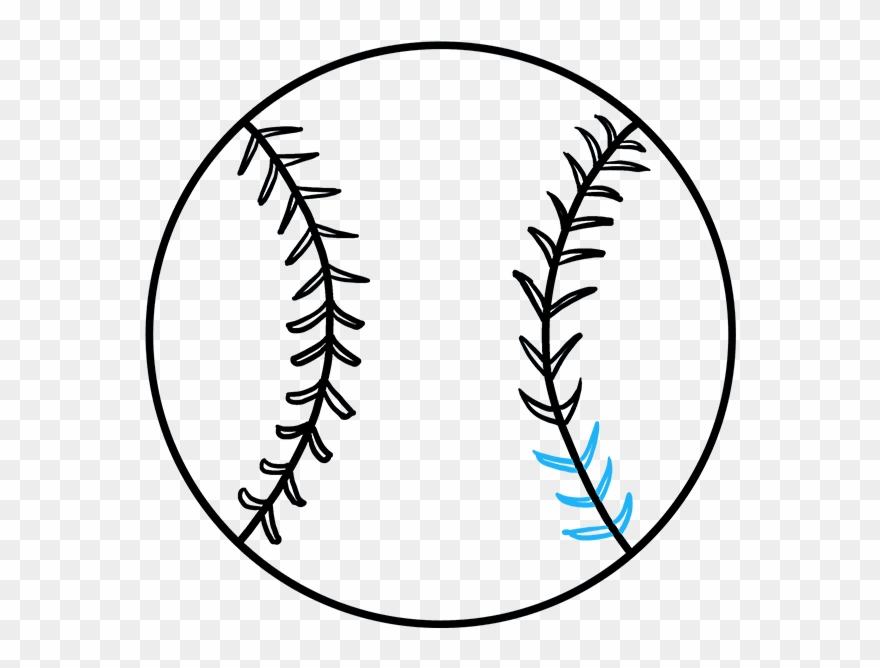 How To Draw A Baseball How To Draw A Baseball Really - Drawing Clipart