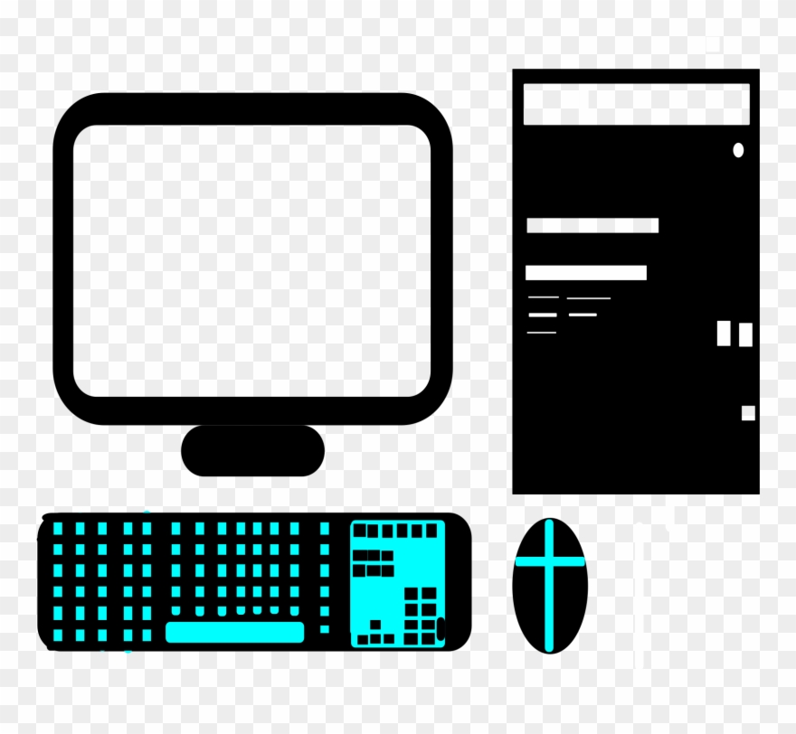 Big Image - Computadora De Vector Png Clipart