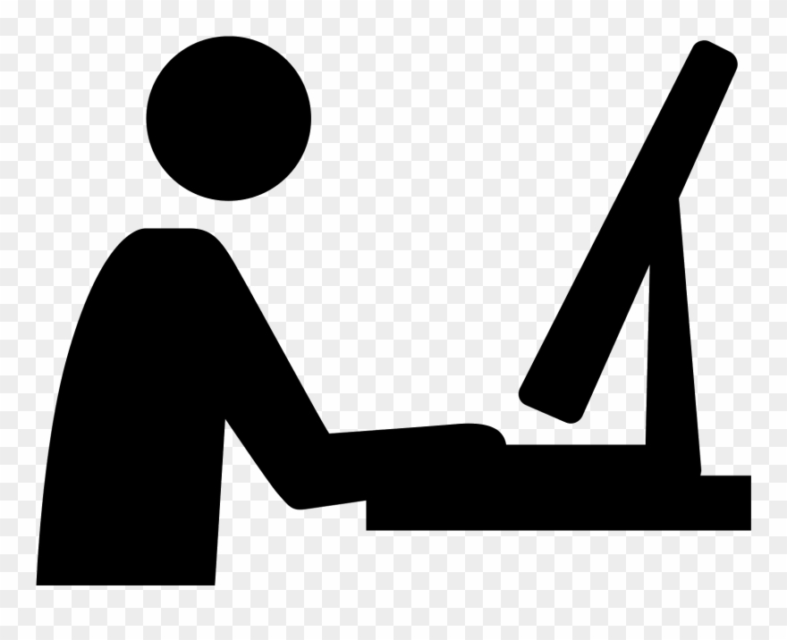 Designer Vector Workspace - Computer User Icon Png Clipart