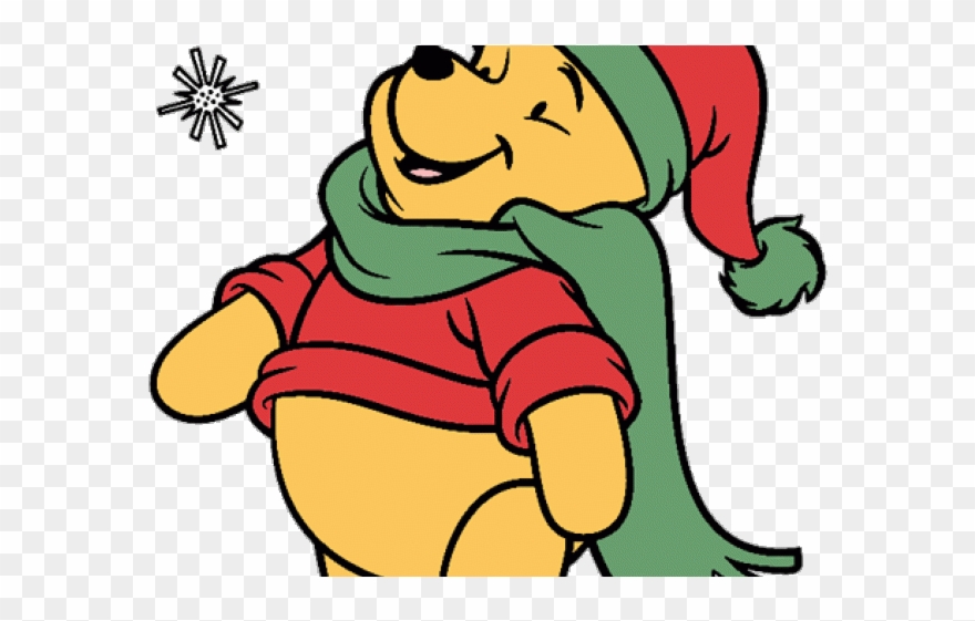 Winnie The Pooh Clipart Snow - Winnie The Pooh In Snow - Png Download