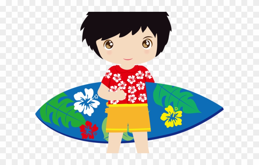 Doll Clipart Hawaiian - Hawaiian Boy Clipart - Png Download