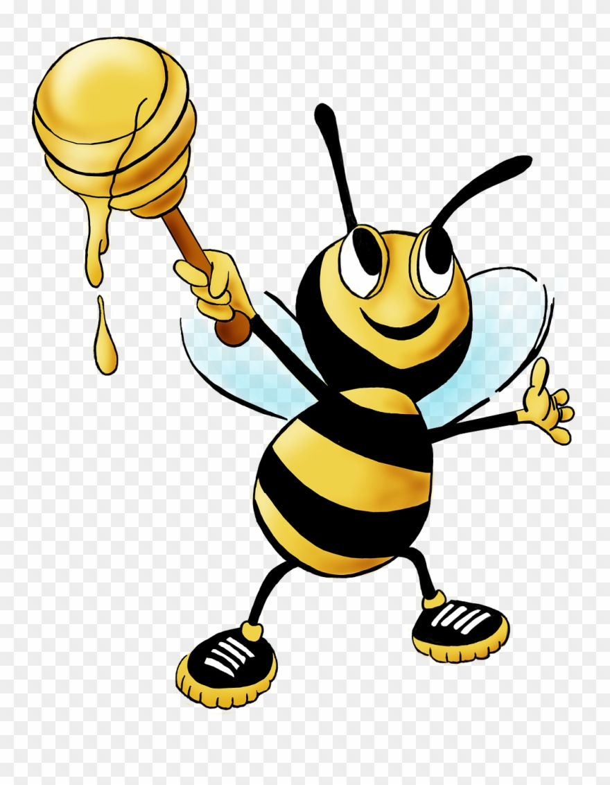 Honey Clipart Wand - Honey Bee Cartoon - Png Download