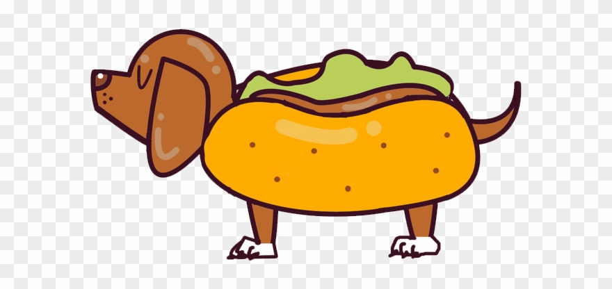 Cartoon Chinese Food - Dibujos Kawaii Perro Salchicha Clipart