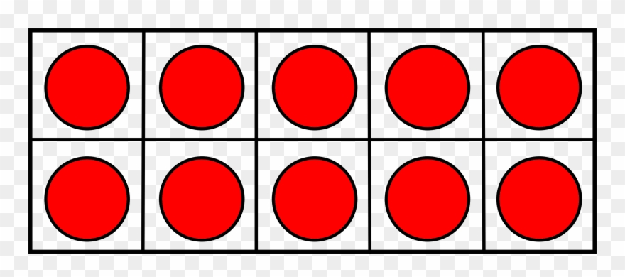 Clip Art Transparent Download Free Frame Homeschool - 9 On A Ten Frame - Png Download