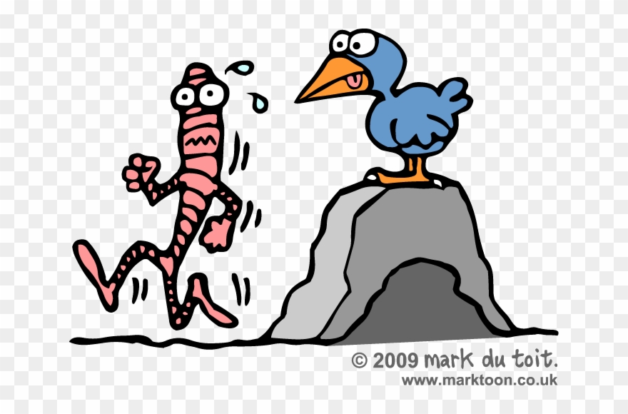 Early Bird Gets Worm Gif Clipart