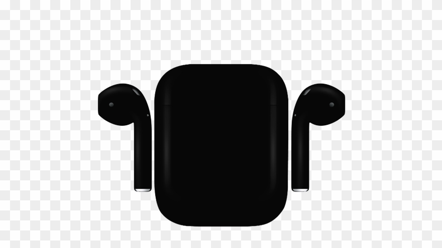 Apple Airpods Painted Special Edition, Black, Matte - Airpod Navy Matte Clipart