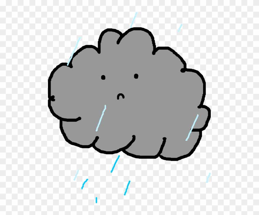 Cloud Rain Animated Gif 4 Gif Images Download Rainy - Gif Clipart