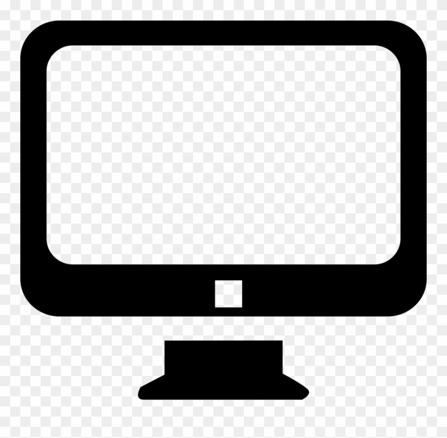 Client Svg Free Download - Desktop Icon Png White Clipart