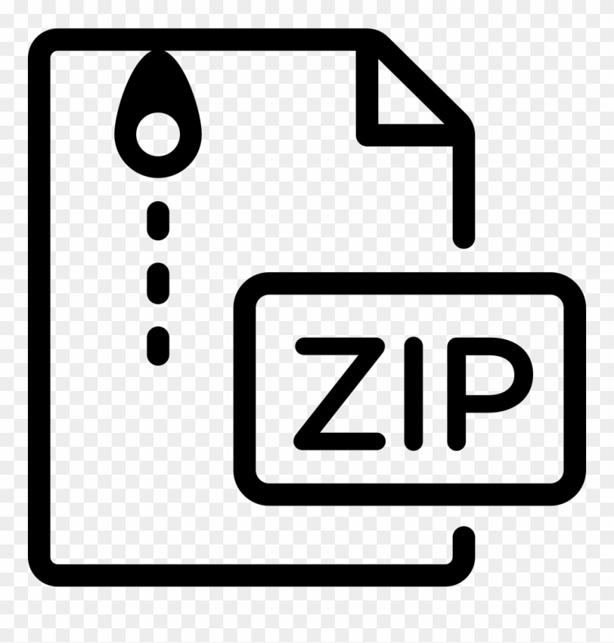 Thin File Document Zip Rar Compressed Comments - Document Pdf Icon Png Clipart