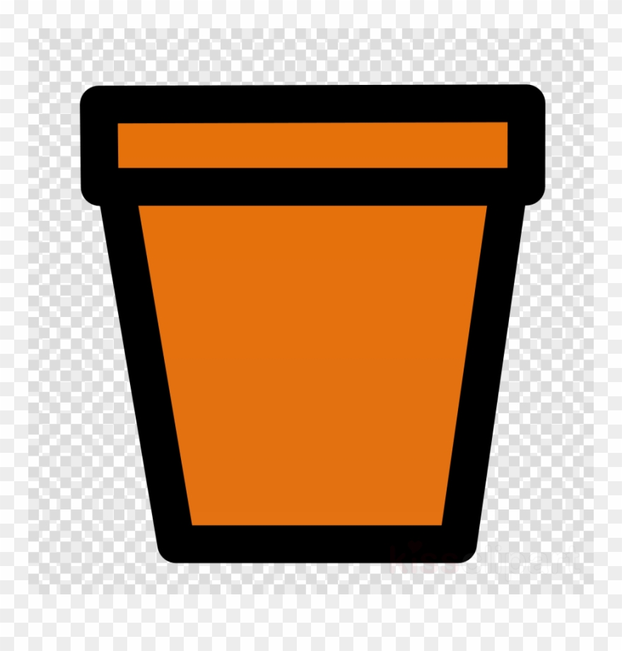 Download Plant Pot Clipart Flowerpot Clip Art Rectangle - Clip Art - Png Download
