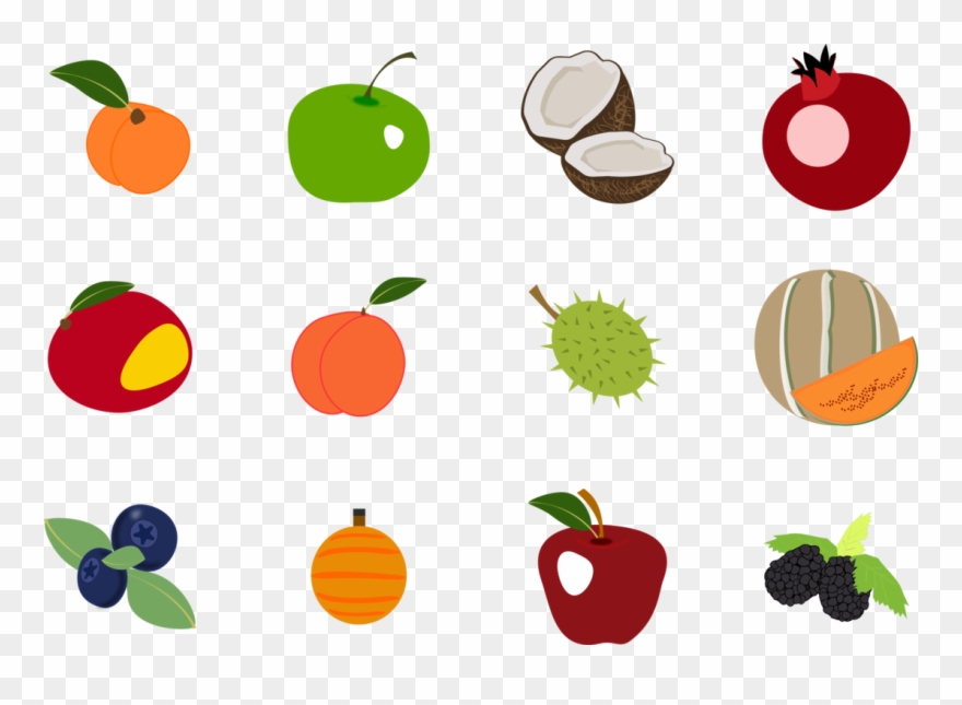 Computer Icons Fruit Encapsulated Postscript Thumbnail - Transparent Fruit Icons Clipart