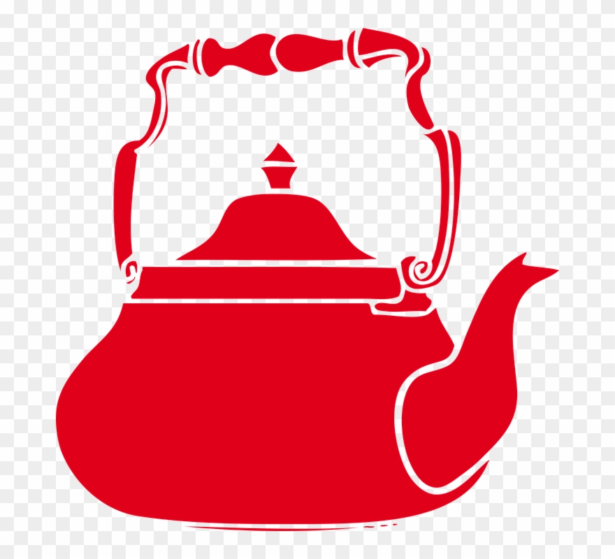 Cupcake Crown Cliparts 15, Buy Clip Art - Transparent Red Teapot Jpg - Png Download