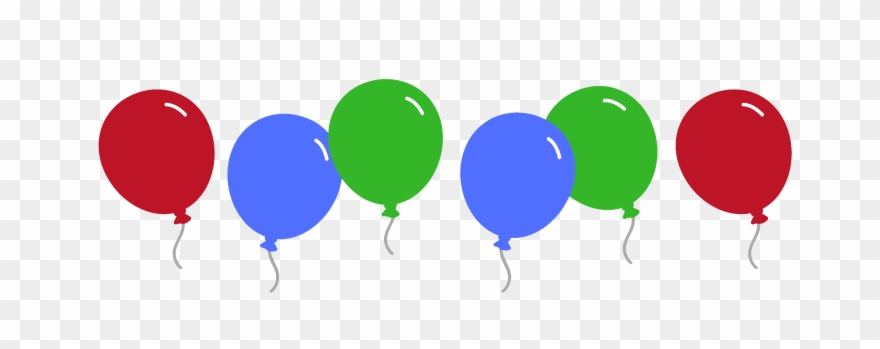 Birthday Program - Balloon Clipart