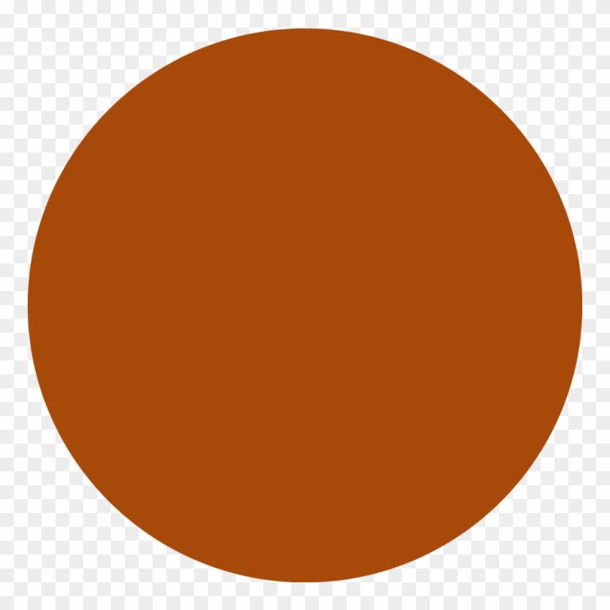 Copper Coloured Clipart - Circle - Png Download