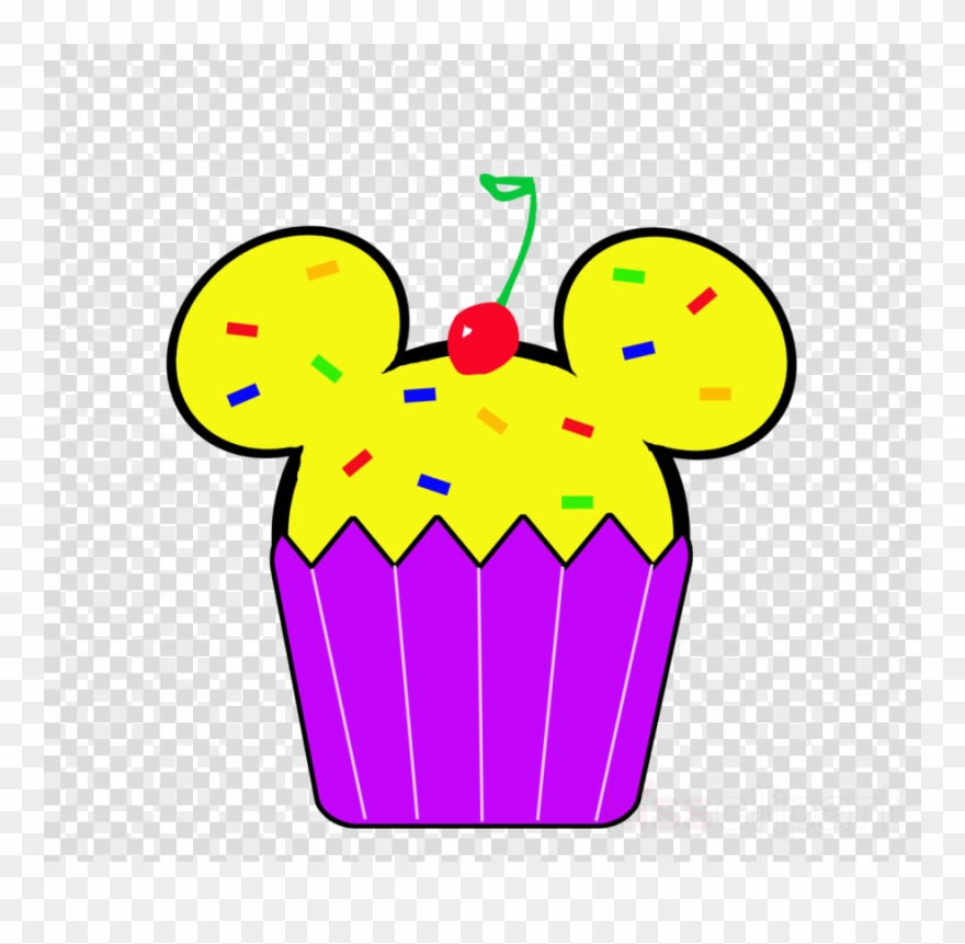 Download Mickey Mouse Birthday Cake Clipart Mickey - Minnie Mouse Cupcake Clipart - Png Download