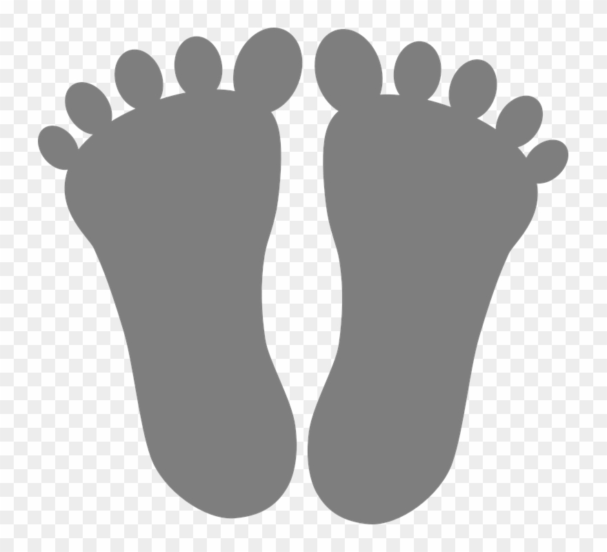 Baby Feet Vector 28, Buy Clip Art - Contorno De Pies - Png Download