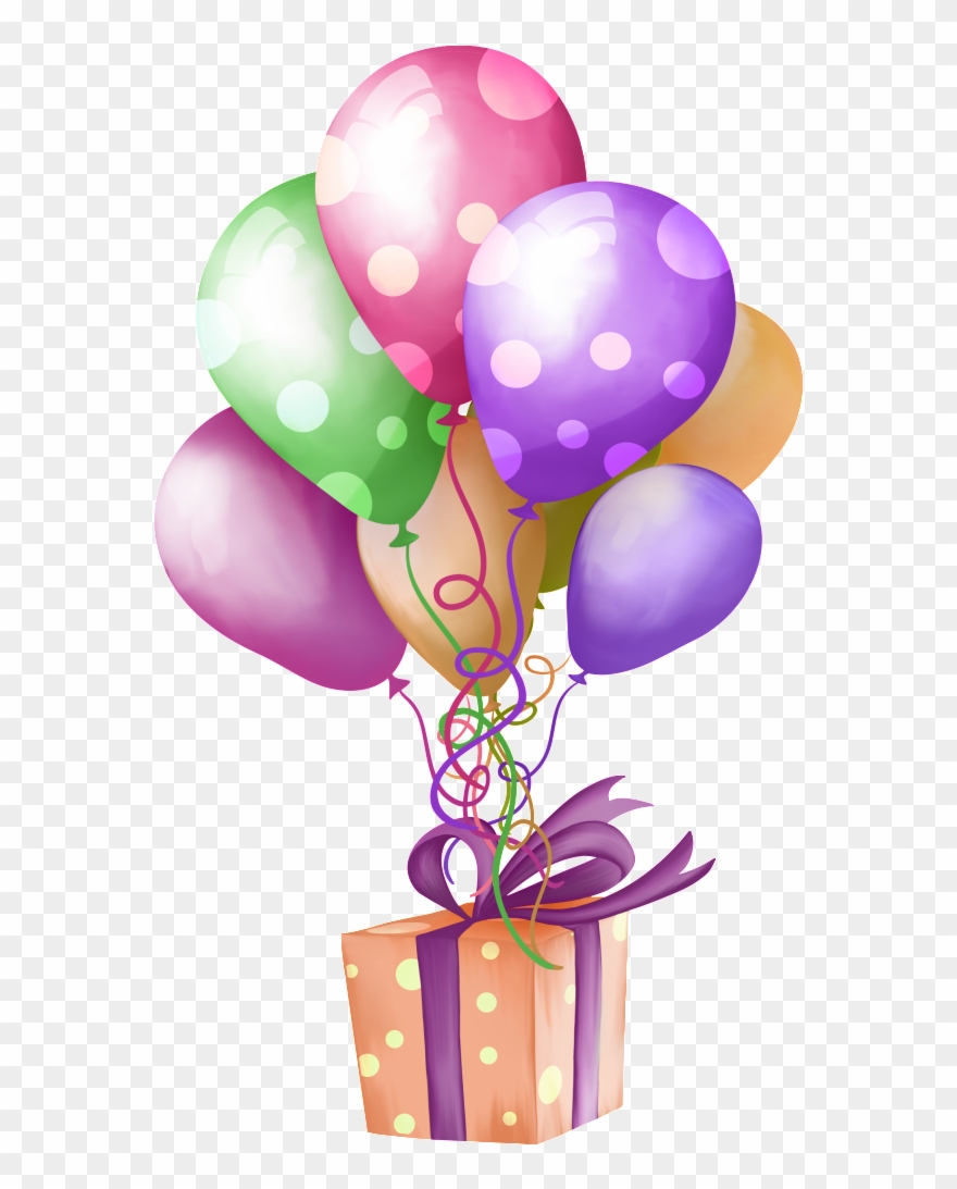 Verjaardag - Birthday Balloons And Presents Clipart
