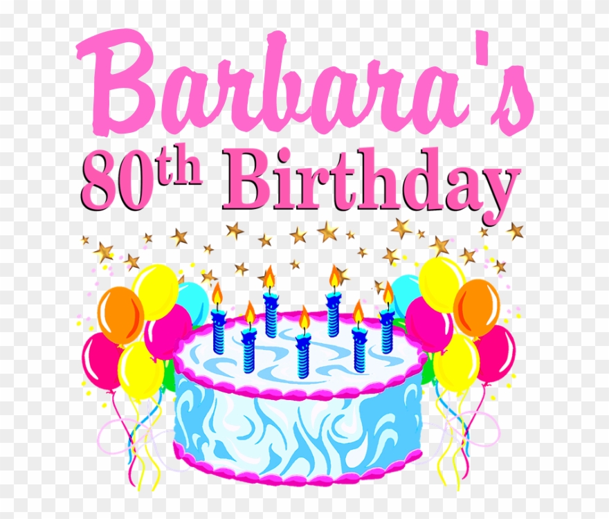 Favorite - Happy 75th Birthday Barbara Clipart