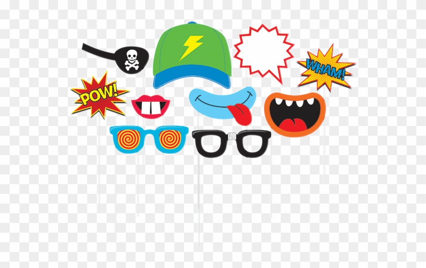 Birthday Boy Photo Props - Birthday Props Clipart