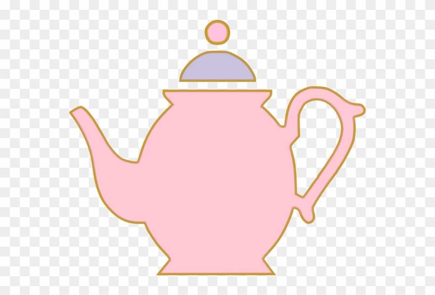 Pink Teapot Clip Art At Clker - Keep Calm Its Tea Time - Png Download