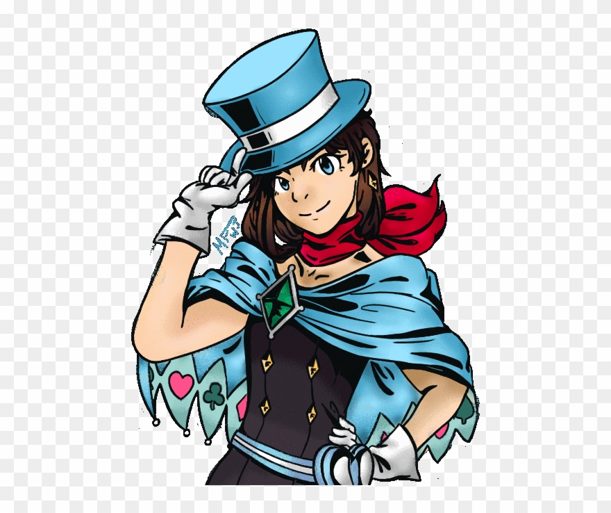 Trucy Wright Ace Attorney - Ace Attorney Clipart