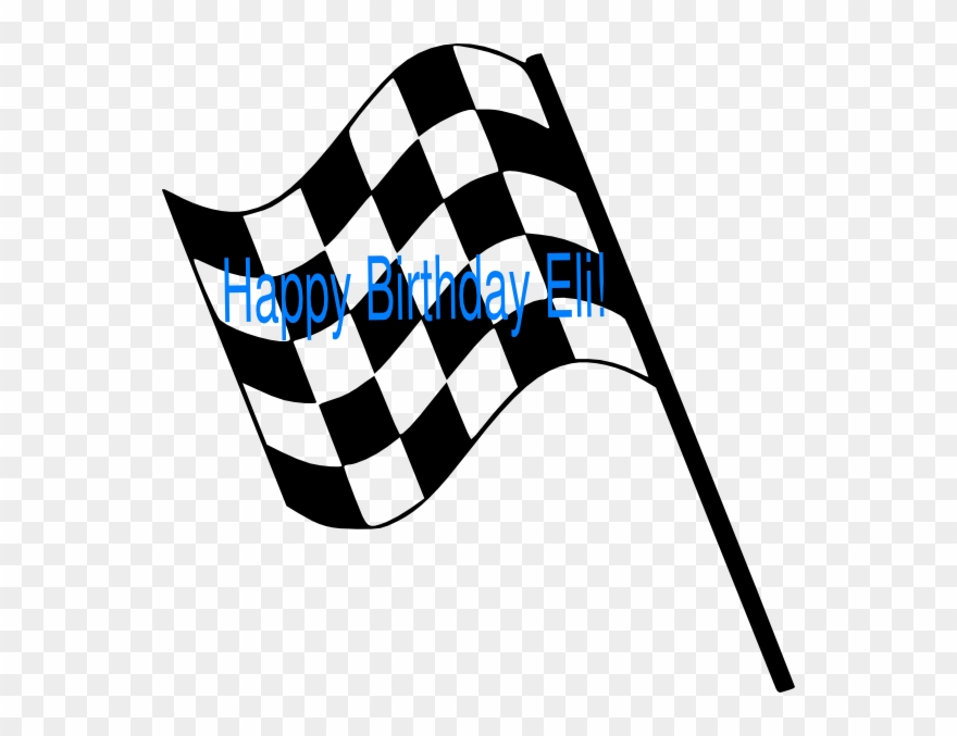 Happy Birthday Clip Art At Clker - Cartoon Race Car Clipart - Png Download